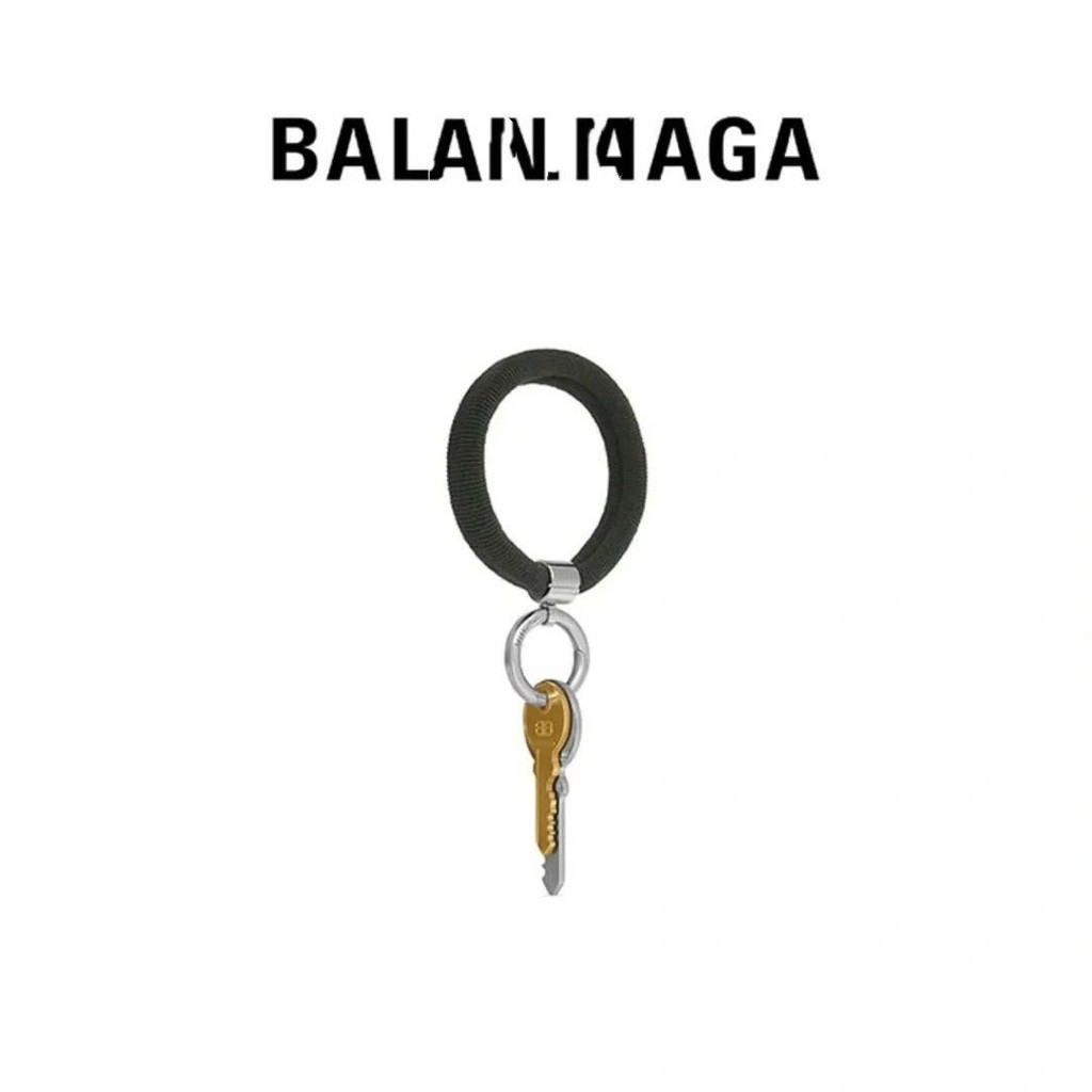 Balenciaga พวงกุญแจแฟชั่น ที่คาดผม BB คลิปเชือก เครื่องประดับผม Ins อินเทอร์เน็ต ดารา สไตล์เดียวกัน UT Shijia ที่คาดผม สําหรับผู้หญิง