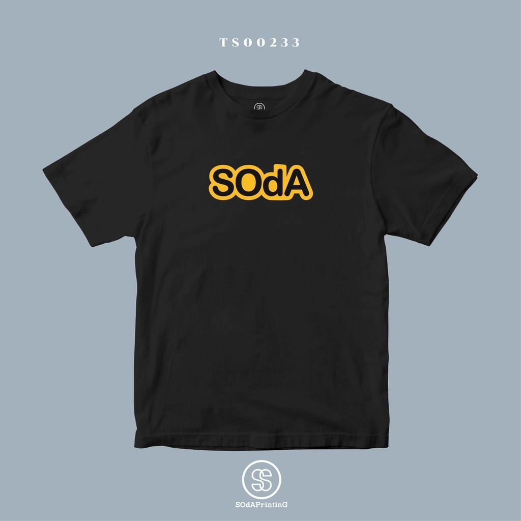 พร้อมส่ง เสื้อยืด พิมพ์ลาย SOdA Yellow (TS00233) #SOdAtee #SOdAPrintinG