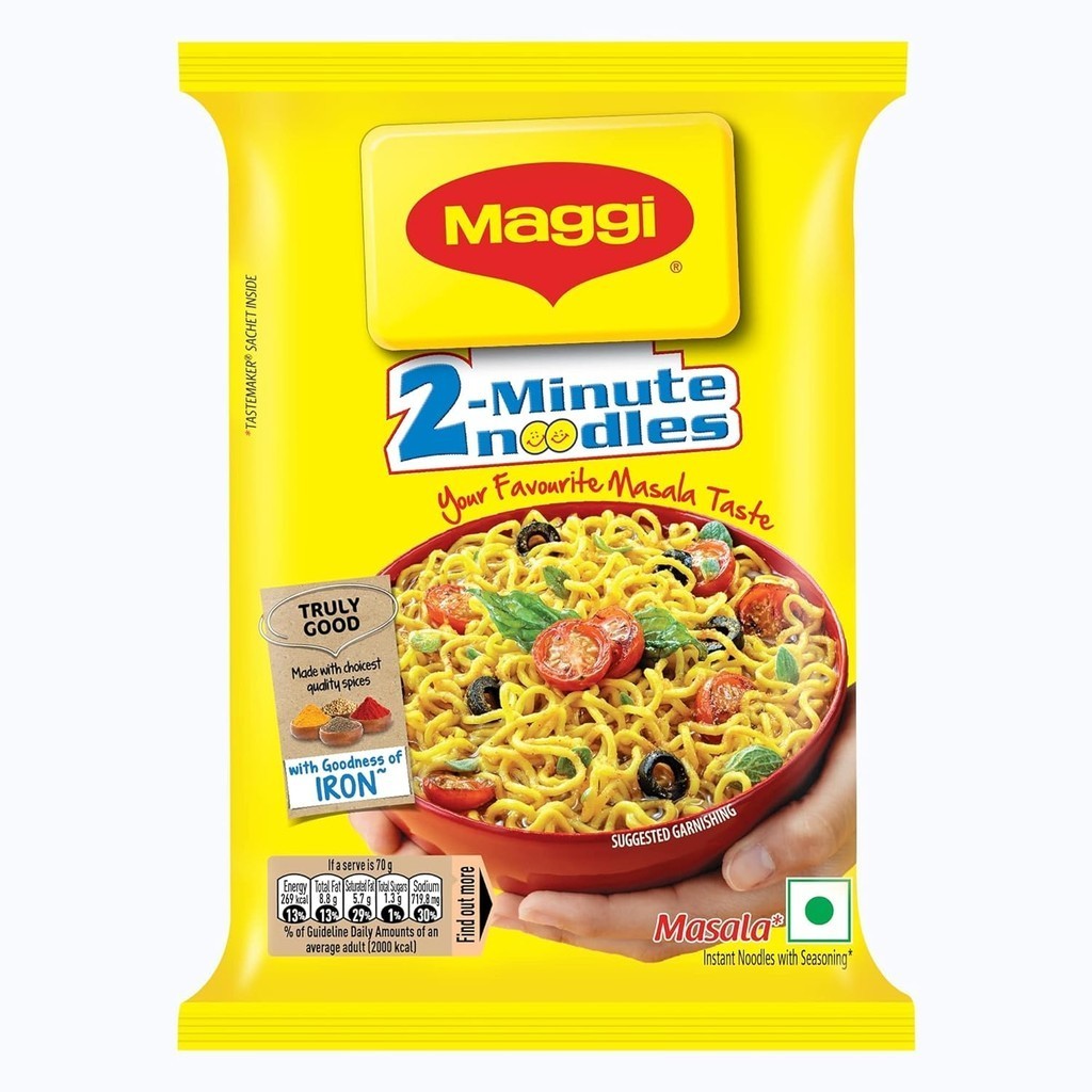 บะหมี่กึ่งสำเร็จรูปจาก ประเทศอินเดีย รสเครื่องเทศ MAGGI