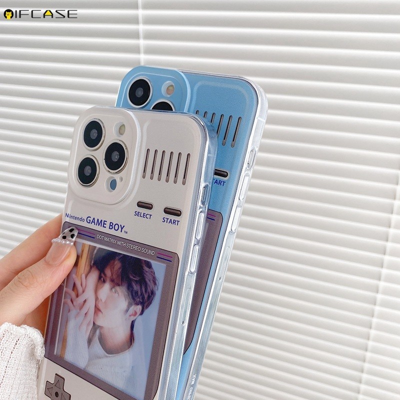สําหรับ Xiaomi 14T Poco C40 F5 F2 X4 X3 Pro F4 F3 GT NFC X2 M4 M2 Civi 2 เคสโทรศัพท์ตลกเกมคอนโซลใส่การ์ดกรอบรูปสร้างสรรค์น่ารักโปร่งใสนุ่มกรณีฝาครอบ