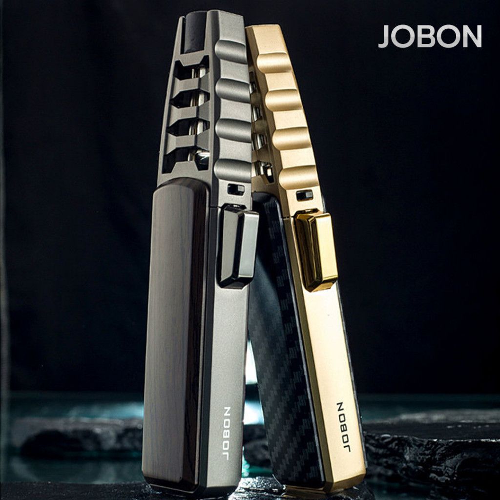 ไฟแช็คแก๊ส (พร้อมส่ง)👍 JOBON ไฟแช็คพลังเจ็ท ไฟแช็ค ไฟแช็คไฟฟู่ หัวพ่นไฟ🔥 กันลม ปรับระดับไฟได้ พกพาง่