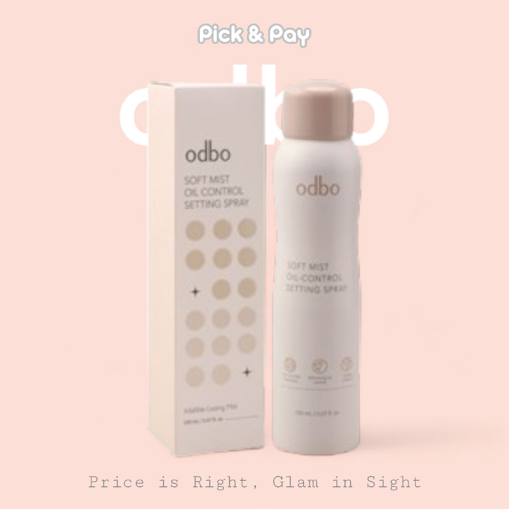 odbo สเปรย์ ล็อกเมคอัพ เติมความชุ่มชื้น SOFT MIST OIL-CONTROL SETTING SPRAY (ODX01)