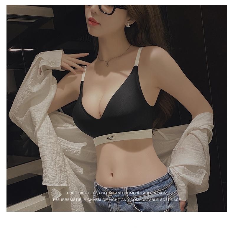 #151 ชุดชั้นใน บราชั้นใน สําหรับสตรี ขนาดเล็ก หนา 6 ซม. ป้องกันการหย่อนคล้อย สไตล์เกาหลี - รูปที่ 7