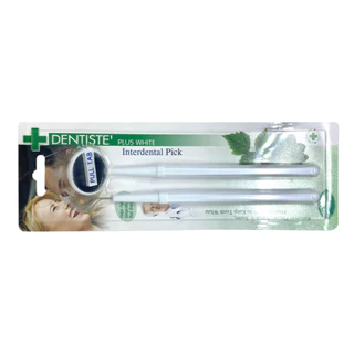 Dentiste (Mirror+Pick) เครื่องมือตรวจฟันและเหงือก ประกอบด้วยกระจกด้ามยาว อุปกรณ์ทำความสะอาดปลายแหลม Stainless [HT]