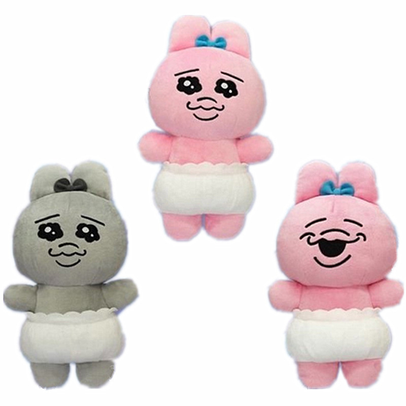 ตุ๊กตากระต่าย Opanchu Usagi น่ารัก ขนนิ่ม ขนาด 25 ซม. สีดํา สําหรับเด็ก