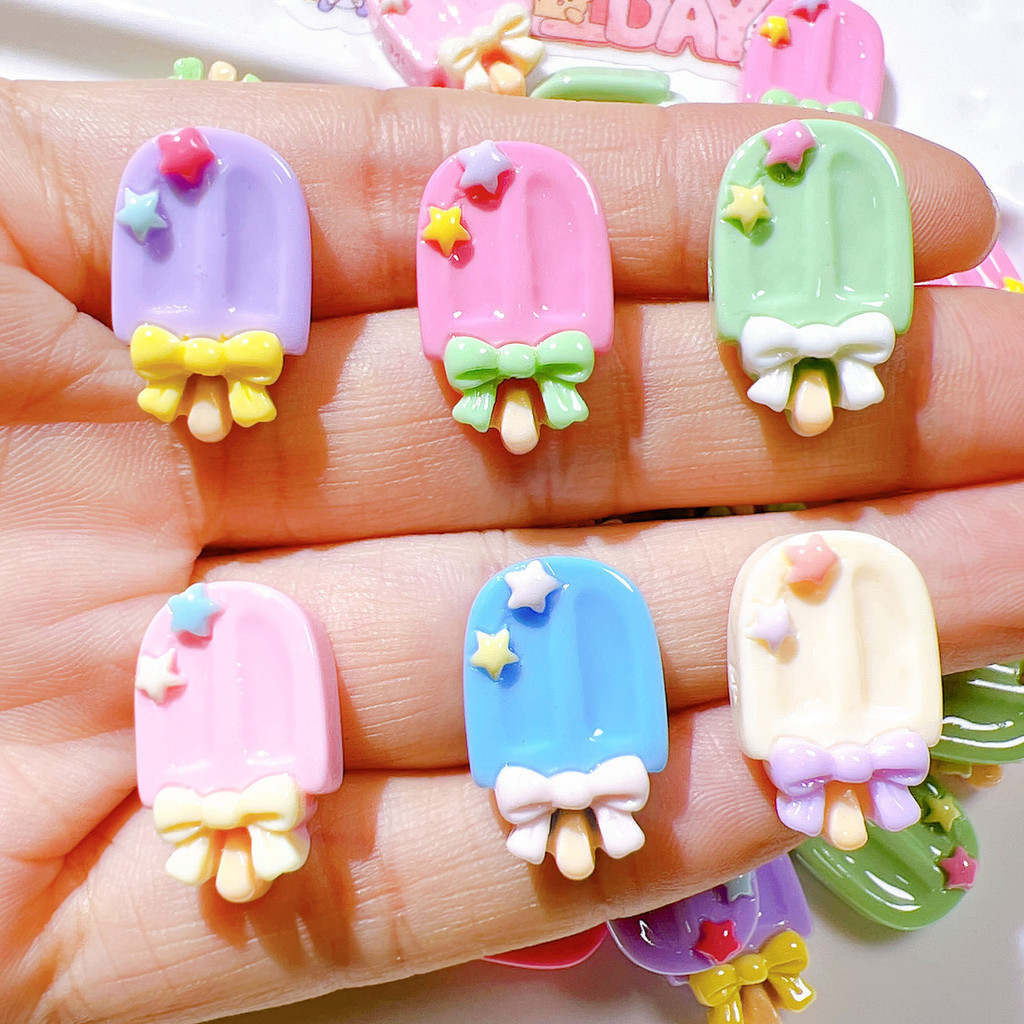 สติกเกอร์เรซิ่น รูปโบว์ ดอกไม้ แฮนด์เมด diy สําหรับติดตกแต่งรองเท้า แก้วน้ํา