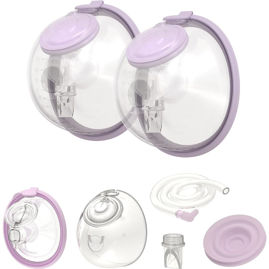 กรวยปั๊มนมแฮนด์ฟรี 2 ข้าง Rumble Tuff Go-Cups Hands-Free Collection Cups Powerful