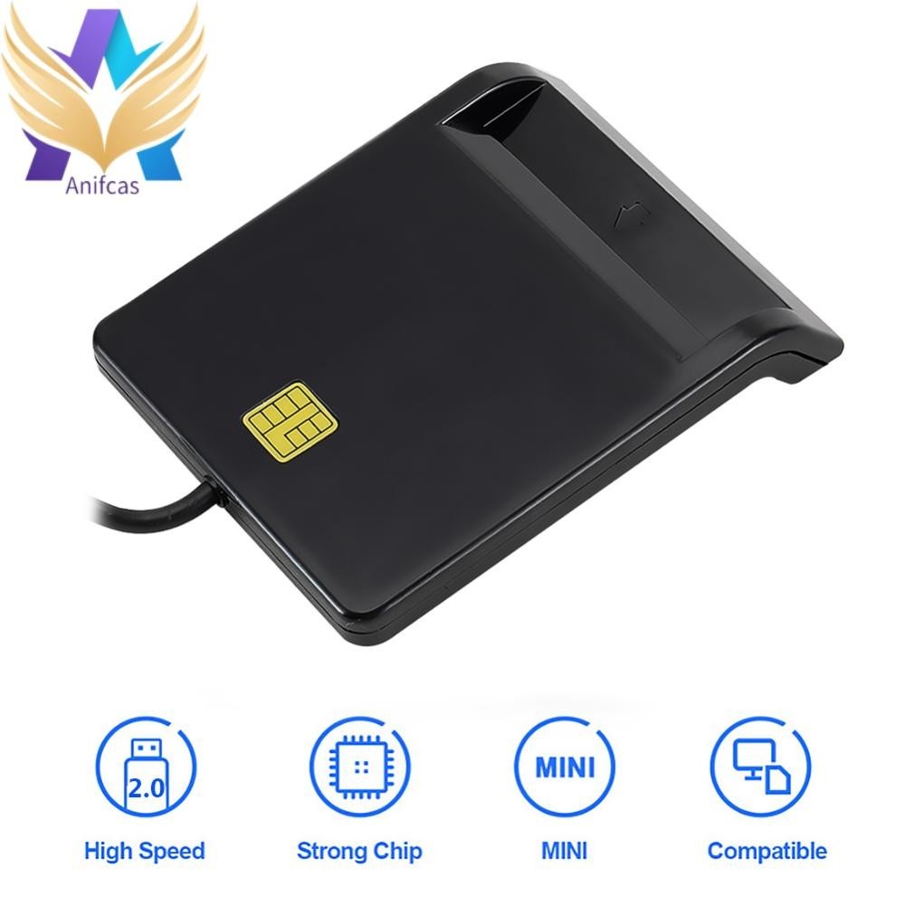 เครื่องอ่านการ์ดอัจฉริยะ USB DNIE ATM CAC IC ID SIM Card Reader สําหรับ Windows Linux ราคา ถูกที่สุด ดีลบีเคเค แกลเลอรีภาพที่ 9