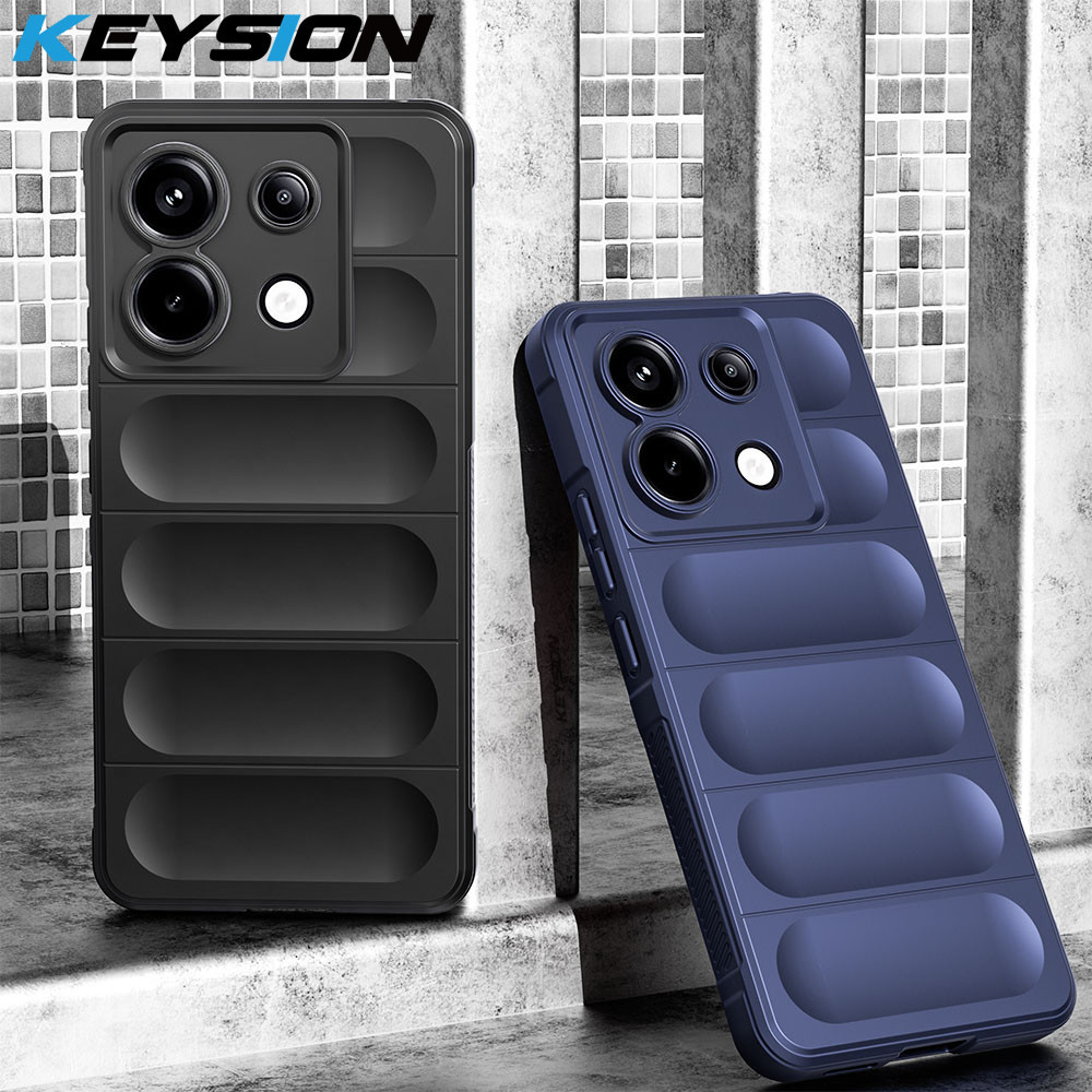 Keysion เคสโทรศัพท์ซิลิโคน แบบนิ่ม กันกระแทก สําหรับ Redmi Note 13 Pro+ 5G Note 12 4G 12 Pro+ 5G