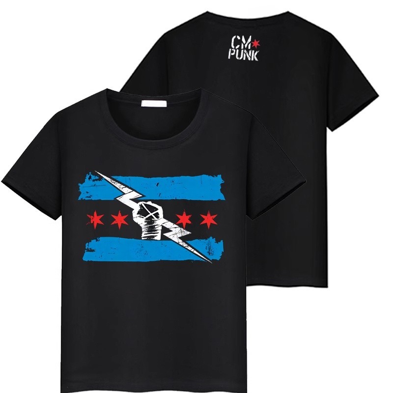 Wwe Wrestling Best in the World Wrestler CM สไตล์พังก์ S-5XL