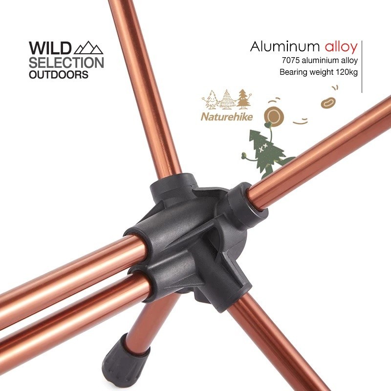 เก้าอี้กลางแจ้ง เก้าอี้แคมป์ปิ้ง Naturehike สำหรับเด็ก YL08 mini moon chair for children  CNH22JU008