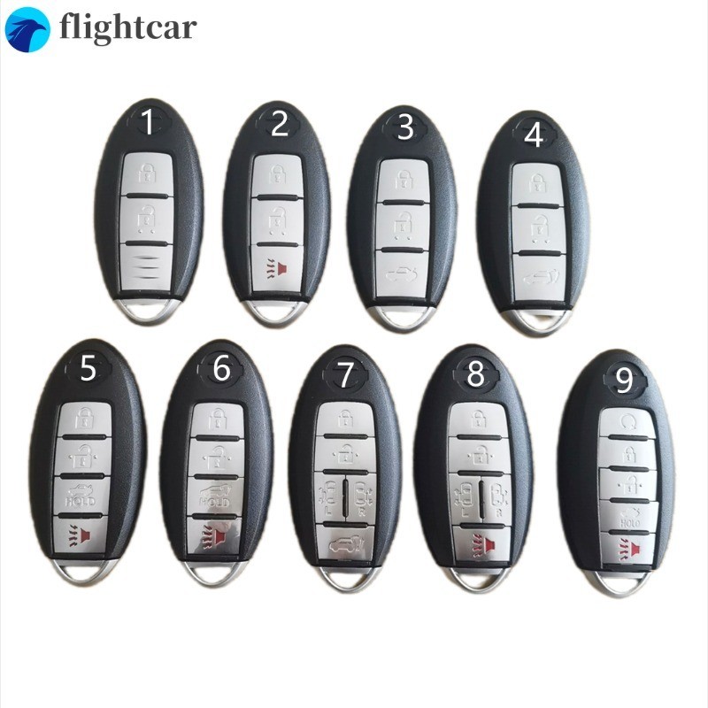 (FT) เคสรีโมตกุญแจ 2 3 4 5 ปุ่ม สําหรับ Nissan Rogue Teana Sentra Versa ALTIMA MAXIMA Sunny Keyless Entry