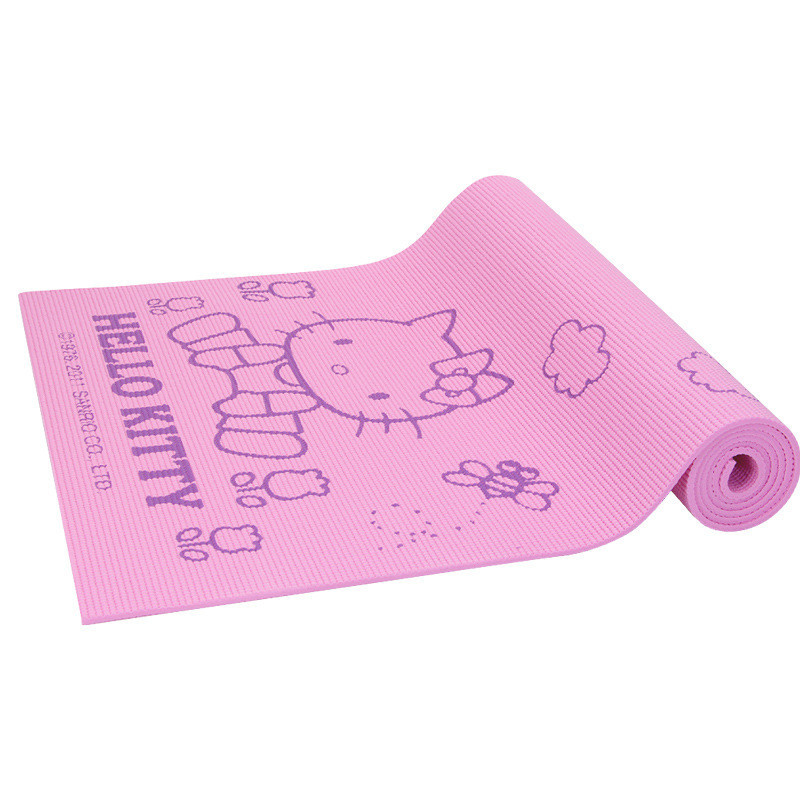 Hellokitty Hello Kitty 6mm Yoga Mat Beginner Fitness Exercise Mat Children's Dance Mat