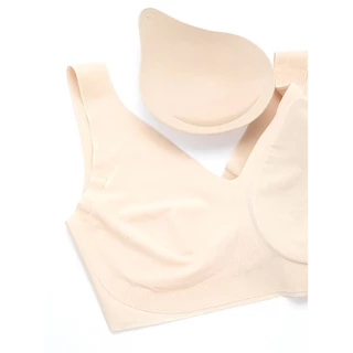 SABINA BRALESS | SOFT COLLECTION เสื้อชั้นในไม่มีโครง รหัส SBK23002C2 สีเนื้ออ่อน