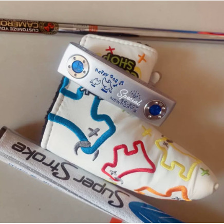 [Titleist] สไตร์ใหม่ปี 2024 Puppy Putter ลายฟ้าเงิน โมเดล QG025