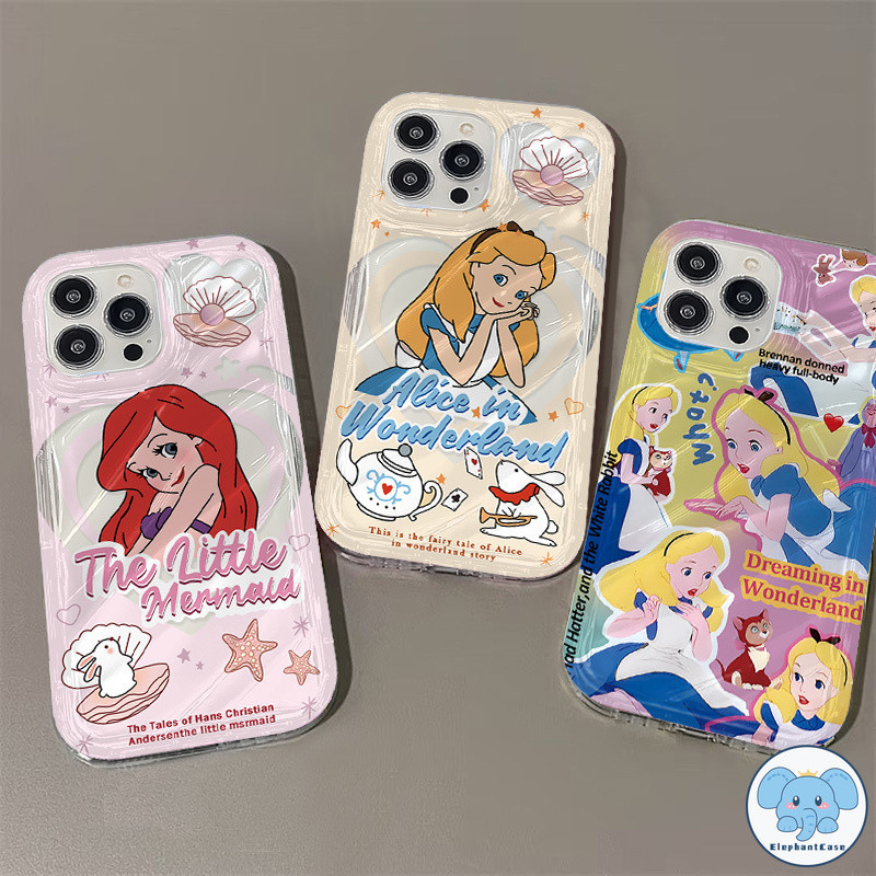 การ์ตูนเจ้าหญิงกระต่าย 3D สเตอริโอลูกฟูกนามบัตรเลเซอร์ iPhone 11 15 13 14 12 Pro Max 8 6s 7 15 6 14 Plus XR X XS Max