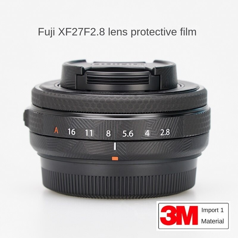สติกเกอร์ป้องกันเลนส์ ลายพราง 3M สําหรับ Fuji XF27F2.8