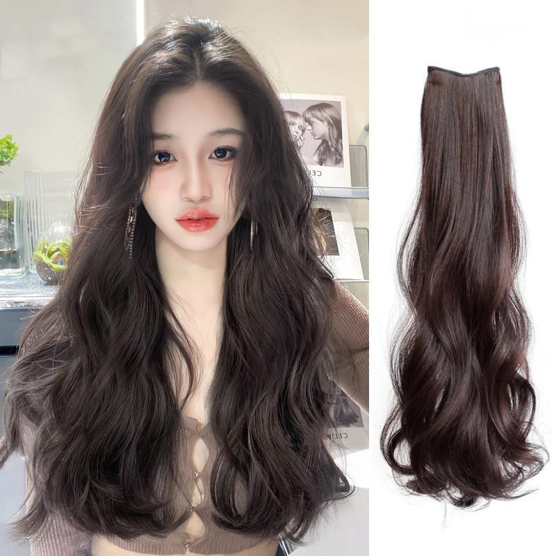 แผ่นเสริมผม แฮร์พีชเสริมหนา1ชิ้น กิ๊บBB2ตัว ติดแน่น น้ำนักเบา ยาว40/50/60cm ดูเป็นธรรมชาติ