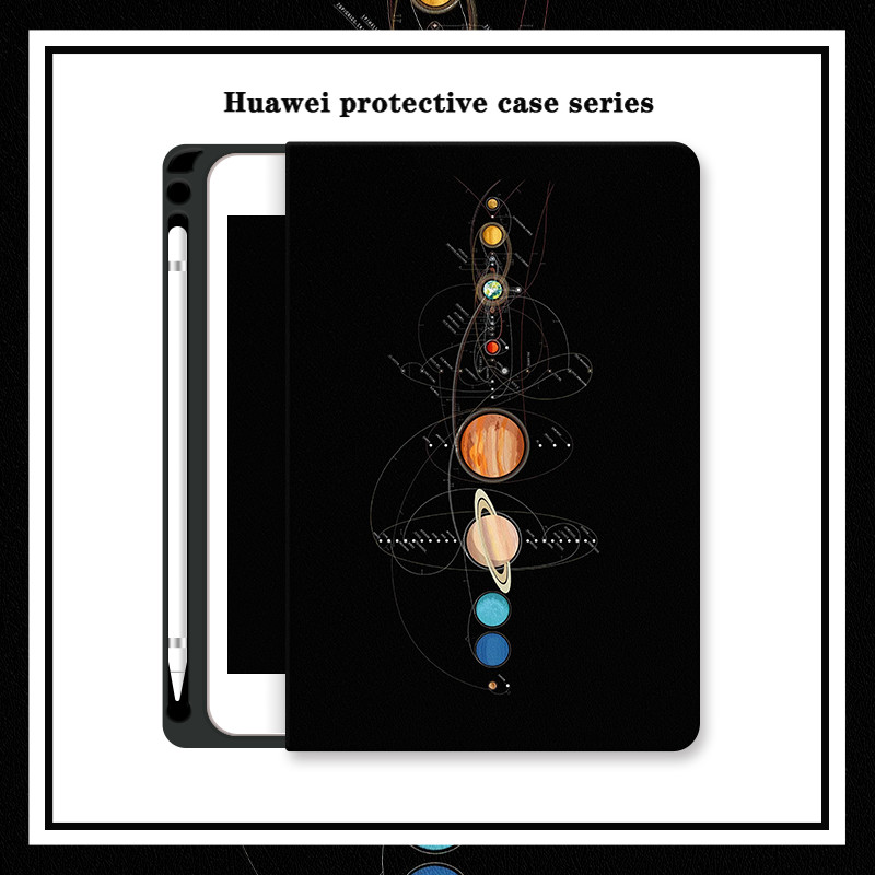เคสแท็บเล็ต พร้อมช่องใส่ดินสอ สําหรับ Huawei Tablet Mediapad M6 10.8 M5 8.4 Lite 10.1 นิ้ว Matepad T