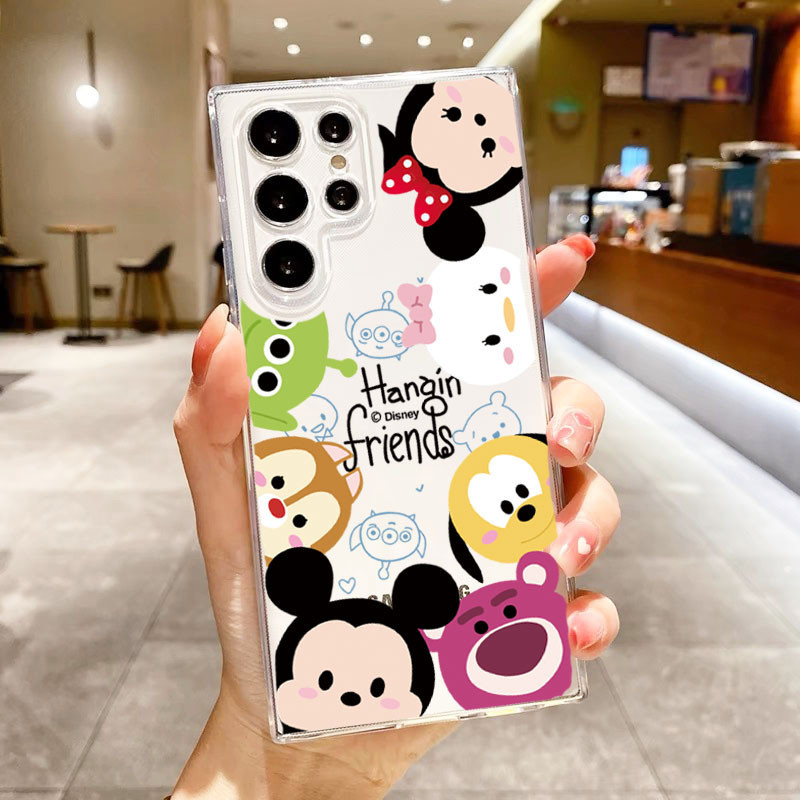 รุ่นใหม่ SAMSUNG A55 A15 A25 A35 A05 A05S A14 A24 A34 A54 S24 5G S22 S23 FE ULTRA ตรงรุ่น เคสกันกระแทก ลายการ์ตูน น่ารัก