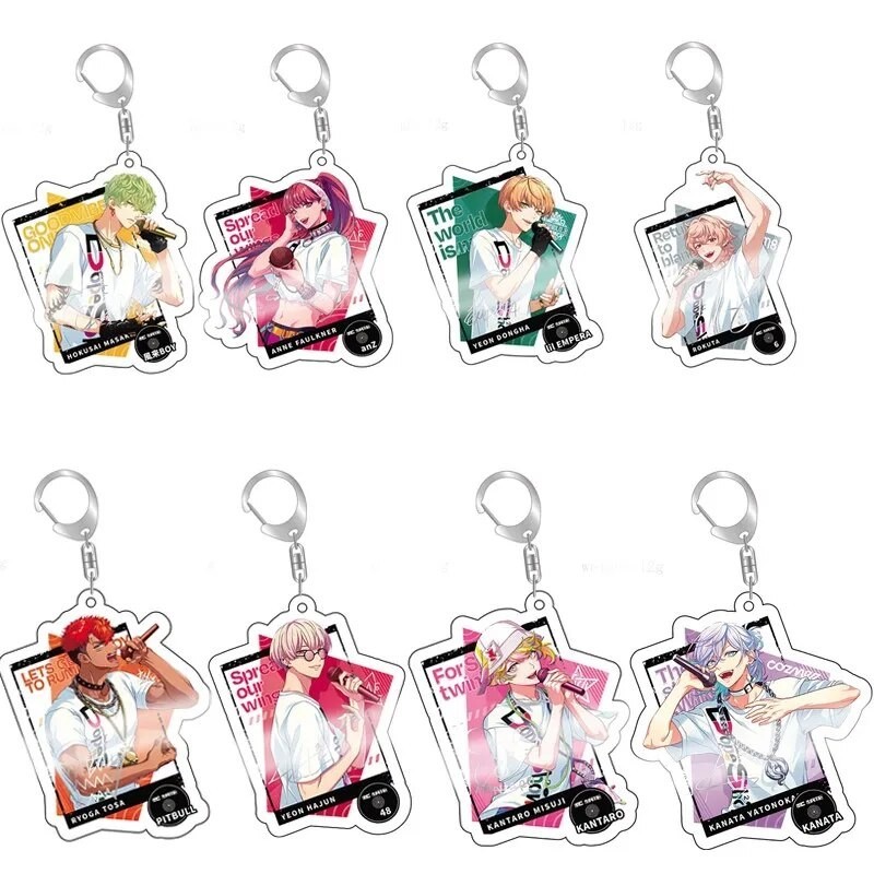 Paradox-Live พวงกุญแจอะนิเมะ Yatonokami Kanata Nayuta Yeon Hajun กระเป๋าเป้สะพายหลังอุปกรณ์ตกแต่งกระ
