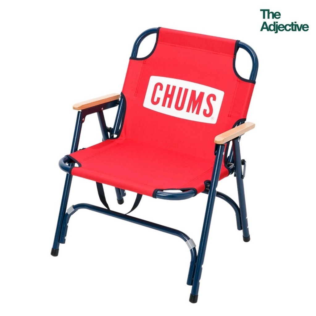 CHUMS Back with Chair / เก้าอี้แคมป์ปิ้งสนามพับได้ เก้าอี้พับแบบพกพา ชัมส์ อุปกรณ์แคมป์ปิ้ง