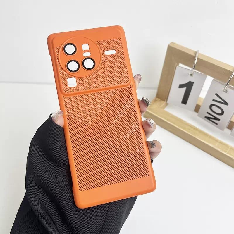 เคสโทรศัพท์มือถือ PC แบบแข็ง กระจายความร้อน สําหรับ Vivo X100pro X90 X80 Pro V27