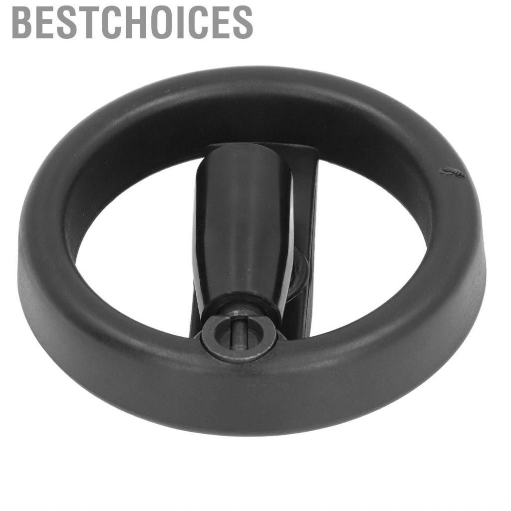 Bestchoices 2 Spoke Hand Wheel  Revolving Handle Strong Insulation Lathe Handwheel 100mm Diameter for Industrial Machine Tools
