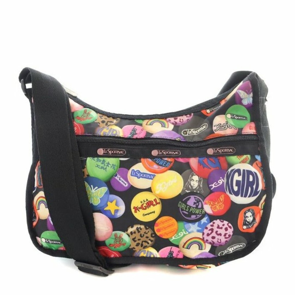 LESPORTSAC X-GIRL x LESPORTSAC SHOULDER BAG TOTAL PATTERN Direct from Japan Secondhand