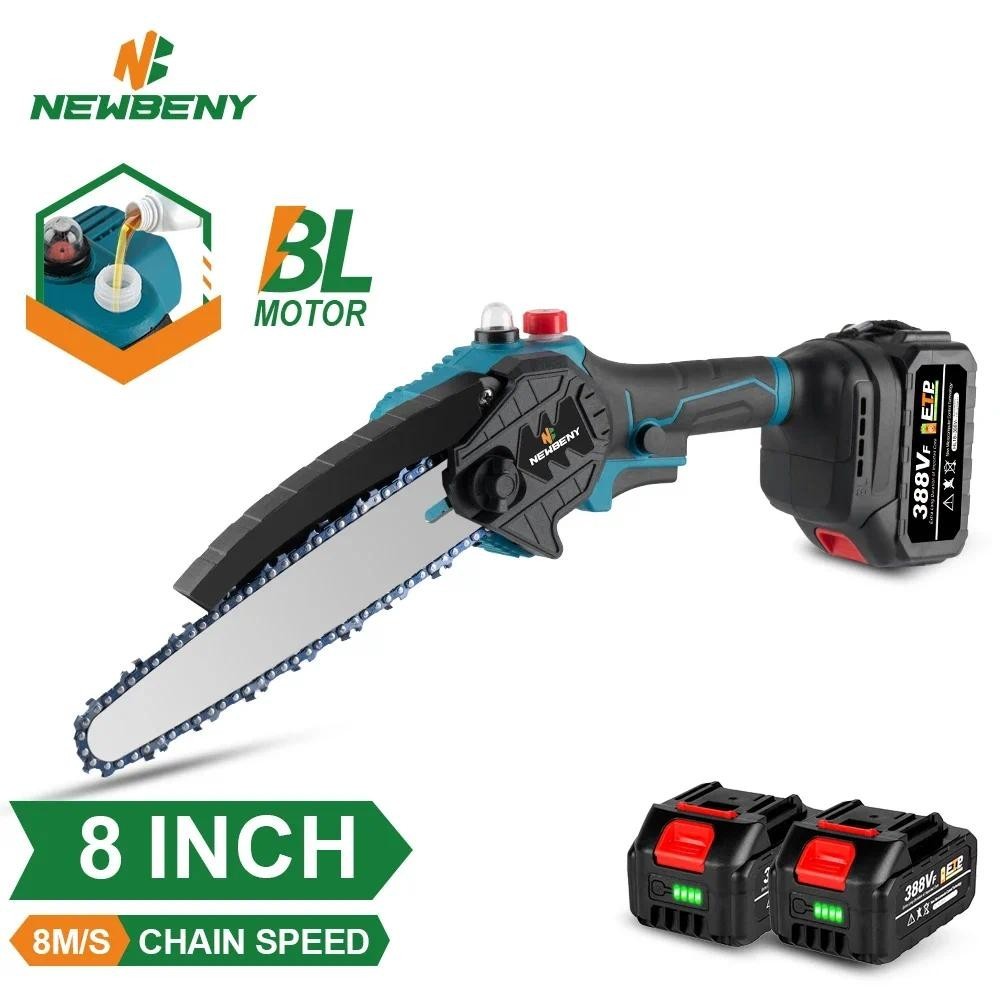 เลื่อยโซ่ไฟฟ้าไร้สาย 8 นิ้ว แบบชาร์จไฟได้ สําหรับแบตเตอรี่ Makita 18V