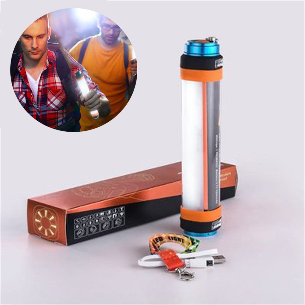 ไฟ LED ฉุกเฉิน SOS กันน้ำ ไล่ยุง ขนาด 24 cm. พร้อมสายชาร์จ แบตสำรอง 5200mAh พร้อมส่งจากรังสิต