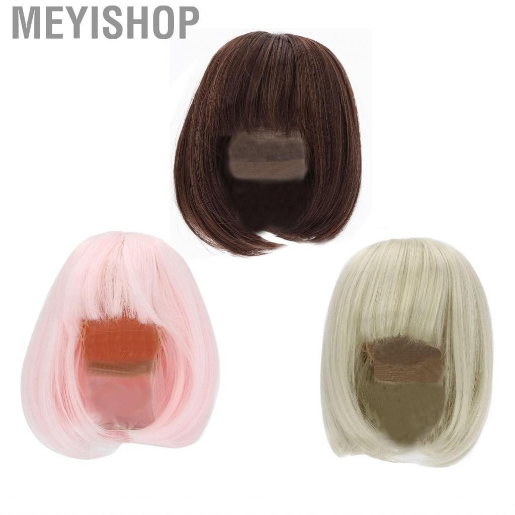 Meyishop（Ready stock） วิกผมตุ ๊ กตาพร ้ อมส ่ ง วิกผมตรงบางไหล ่ ยาวผมสั ้ นเส ้ นใยนุ ่ มตัดง ่ ายสําหรับ 1/3 BJD