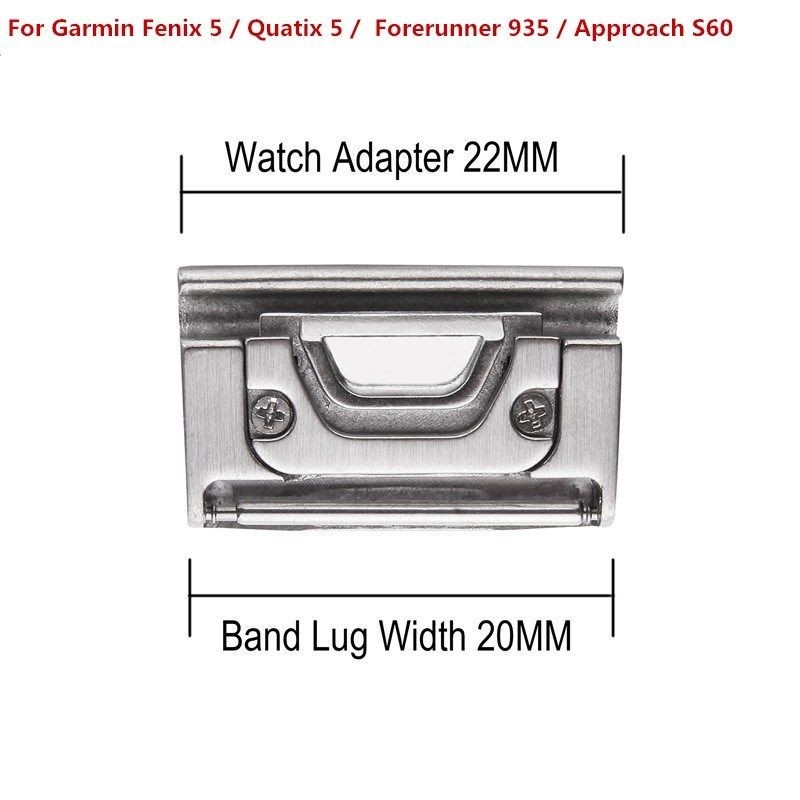 สายคล้องคอโลหะ แบบปลดเร็ว อุปกรณ์เสริม สําหรับ Garmin Garmin Fenix5 Fenix 5s Fenix 5x