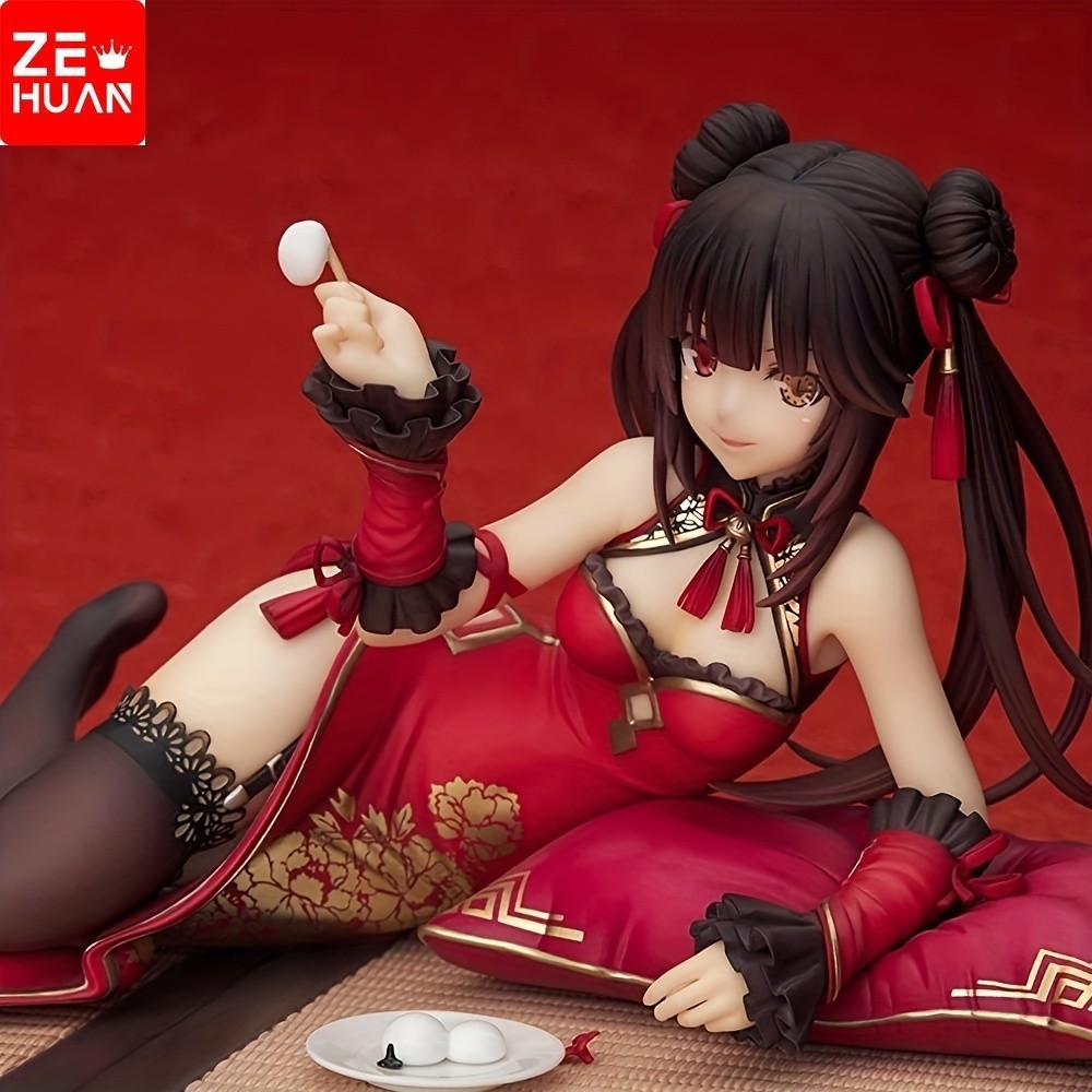 ฟิกเกอร์ PVC อนิเมะ DATE A LIVE Tokisaki Kurumi QipaoSleeping Ver.Beautiful Girl ขนาด 20 ซม. ของเล่นสําหรับเด็ก