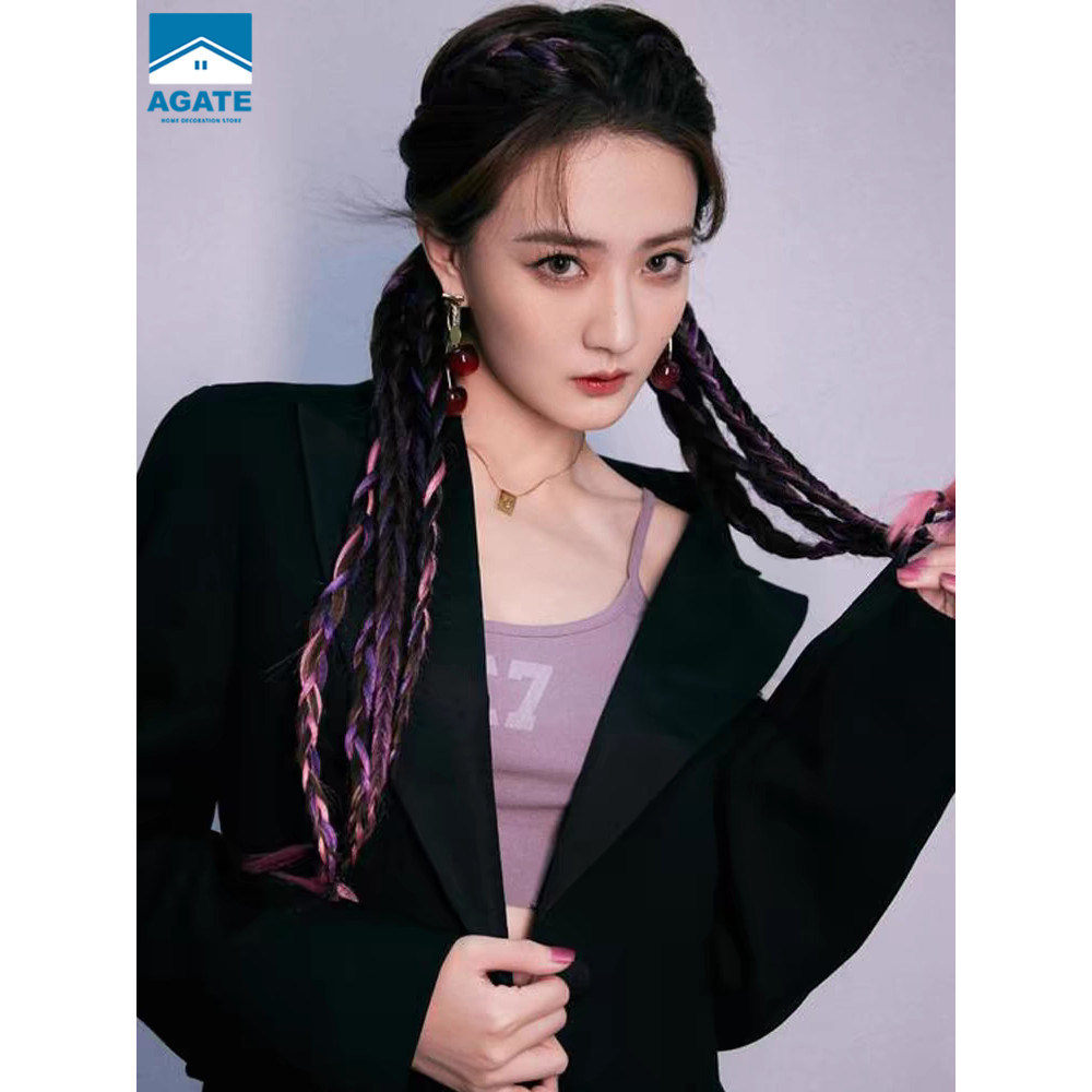ผมเปียปลอม แฮร์พีช ใหม่เอี่ยม 100% คุณภาพสูง คุณภาพสูงและน้ำหนักเบาปลอดสารพิษปลอดภัยง่ายต่อการสวมใส่