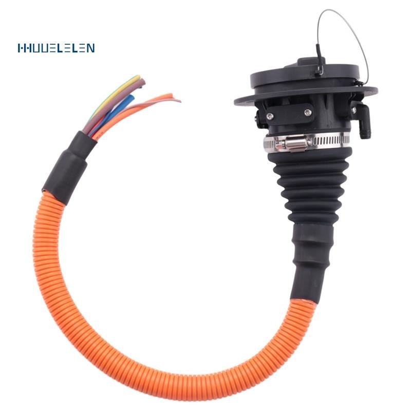 『Hhuuelen』อะแดปเตอร์ซ็อกเก็ตชาร์จ Ev 32A พร้อมสาย สําหรับยานพาหนะไฟฟ้า CCS2