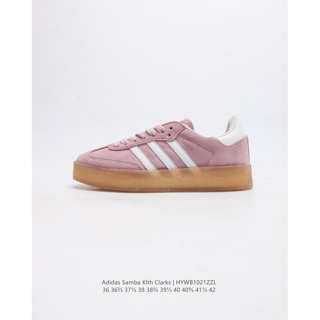 Adidas Kith X Clarks X Originals 8th Street Samba Retro Casual Women Sneakers รองเท้าผ้าใบผู้ชาย รอง