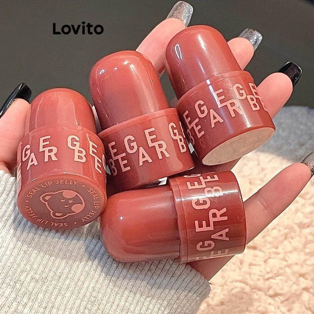Lovito ลิปกลอส เพิ่มความชุ่มชื้น สีติดทนนาน สำหรับผู้หญิง LFA26453