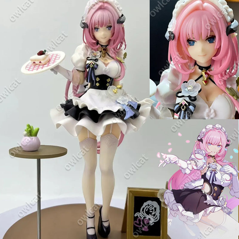โมเดล Honkai Impact 3rd Elysia (Miss Pink Outfits Ver.) 24cm 1/7 Sweet Heart Maid the Moth That Chases The Flames Elysian Realm World Serpent CM-002 PVC Figure Packed in Box Model