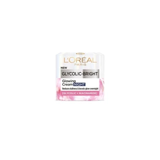 L'Oreal ลอรีอัล ปารีส ครีม ไนท์ ไกลโคลิค-ไบรท์ โกลว์อิ้ง 15 มล.