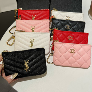 กระเป๋าซิปขนาดเล็กปักลายประณีตสําหรับผู้หญิงกระเป๋าใส่บัตรอเ…