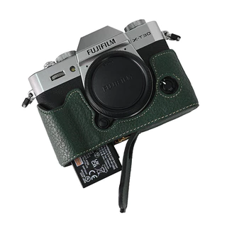 XT30 III PU หนังสําหรับ Fujifilm XT30 II III กระเป๋ากล้องครึ่งฝาครอบ Fujifilm XT10 XT20 XT30 XT30 II XT30 mark 3 ปลอก