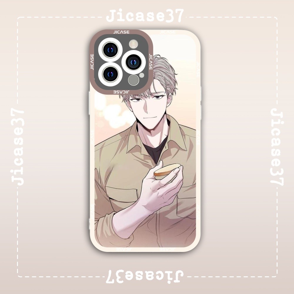 เคส iPhone Square Edge Samsung Xiaomi Oppo Manhwa boylove Passion character Ilay vs Taeil