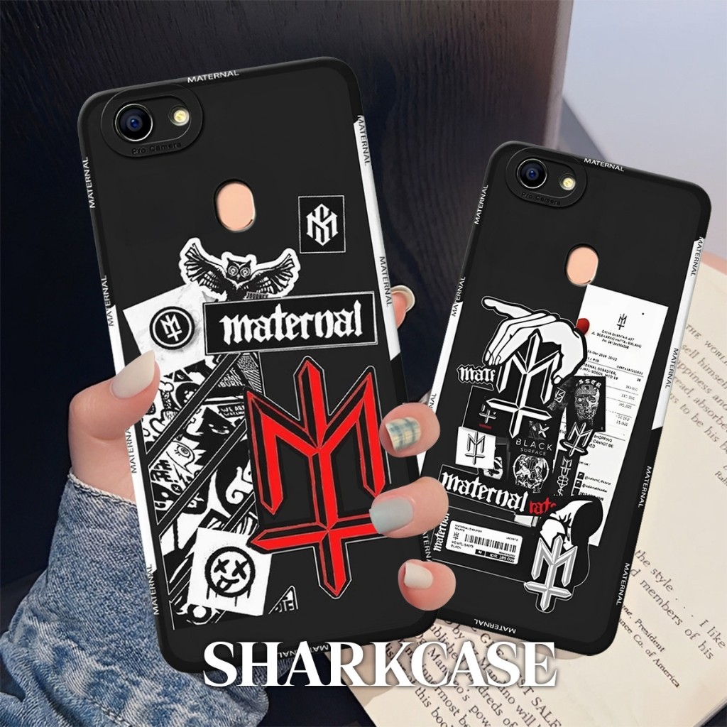 เคส HP [SHARK] เคส Oppo F5 / F5 Youth / F9 / F9 Pro / Realme 2 Pro Metal Maother Band Motif Cool Ele