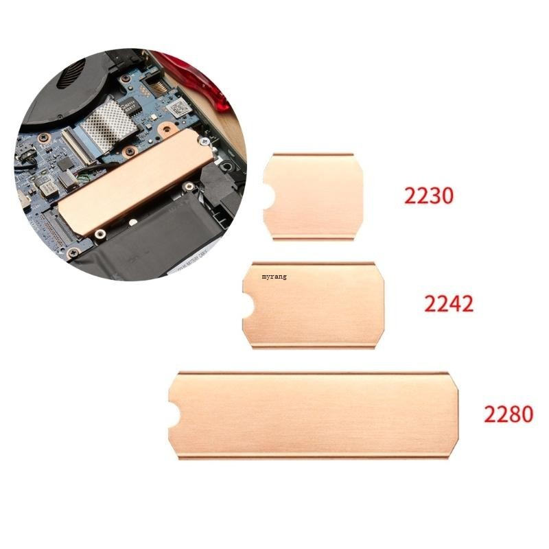 ✿ แผ่นระบายความร้อนฮีทซิงค์ทองแดง TN30 TN42 TN80 สําหรับ SteamDeck Console M2 2230 2242 2280 SSD
