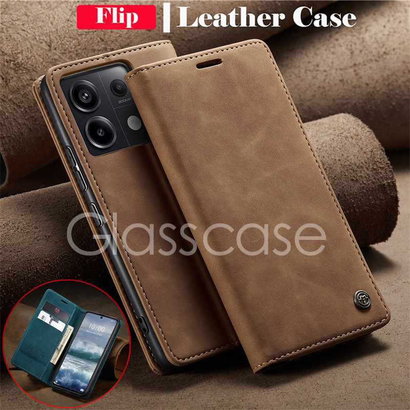สําหรับ Xiaomi Poco X6 M6 F6 pro X6pro M6pro F6pro PocoX6pro PocoM6pro PocoF6pro Flip Matte PU หนังโทรศัพท ์ กรณีช ่ องเสียบกระเป ๋ าสตางค ์ วงเล ็ บกันกระแทกป ้ องกันกรณีฝาครอบ