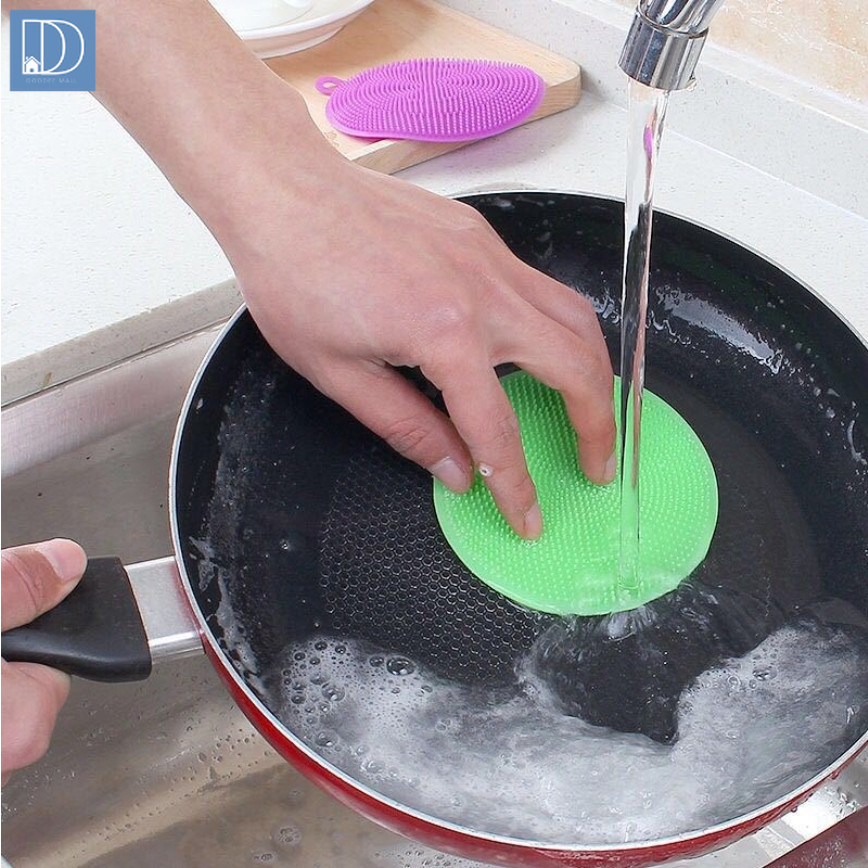 ซิลิโคนล้างจาน Sponge Scrubber ฟองน้ำล้างจาน ซิลิโคนจับหม้อ รองแก้ว อเนกประสงค์