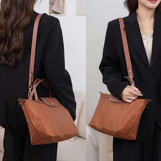 สายหนังสำหรับกระเป๋า Longchamp แบบปรับได้ พร้อมสายคล้องไหล่และเข็มขัด