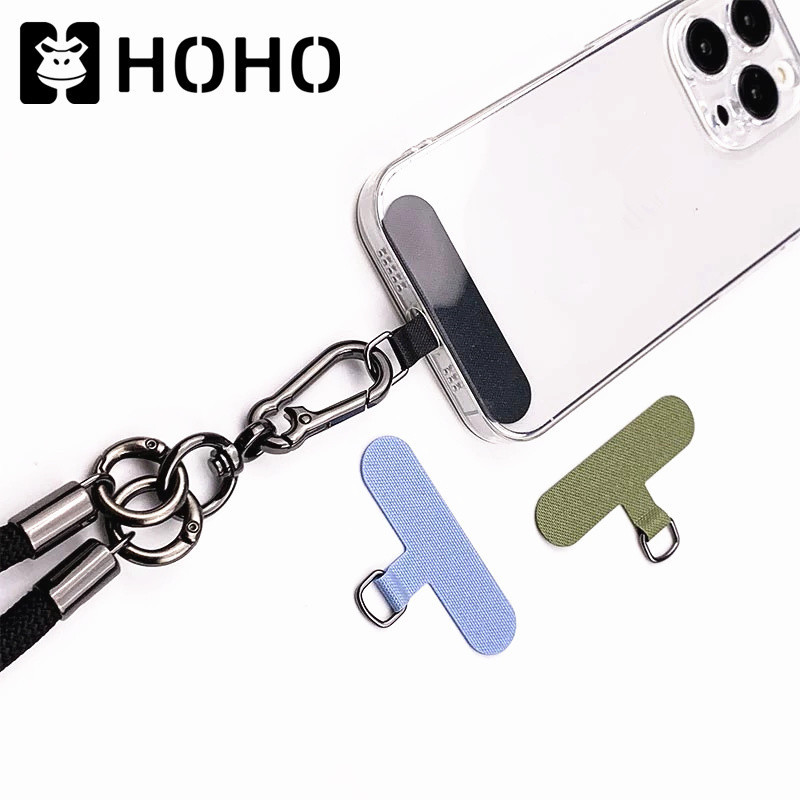 PT🔥แผ่นห้อยโทรศัพท์🔥ปะเก็นสายคล้องโทรศัพท์มือถือ คลิปสร้อยคอ แบบปรับได้ ปะเก็นติ