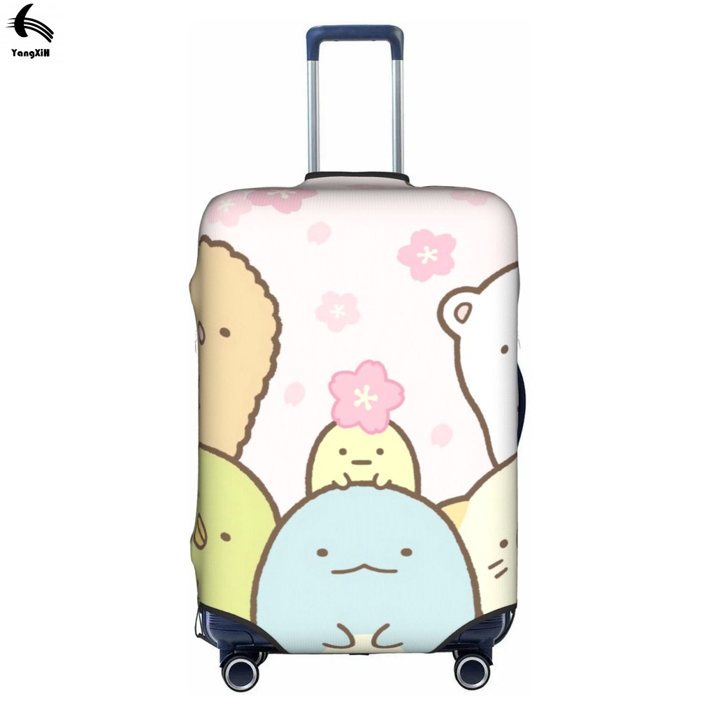 Sumikko Gurashi Travel กระเป๋าเดินทาง Protector รูปแบบส่วนบุคคลล้างทําความสะอาดได้กระเป๋าเดินทางขนาด